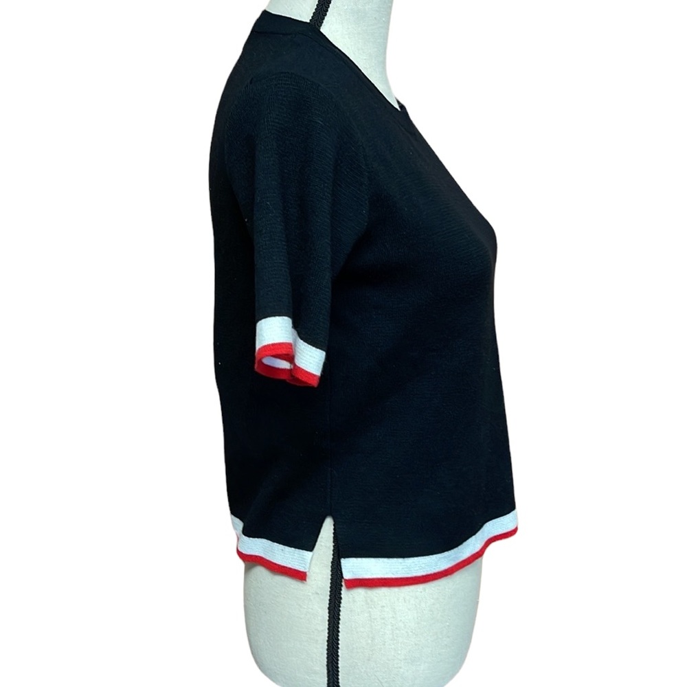 Zara Knit Crew Neck Short Sleeve Top - Picture 4 of 7